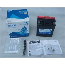 AKUMULÁTOR EXIDE BIKE -- YTX7L-BS  - 12V 6AH  (BEZÚDRŽBOVÁ)